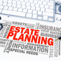 Estate planning is highlighted in red letters - it is important that every parent establishes an estate plan for the sake of their children's
